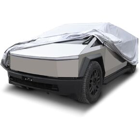 Car Cover for Tesla Cybertruck, Car Cover Waterproof All Weather for Cybertruck Accessories UV Protection Snow Hail Protector Cover