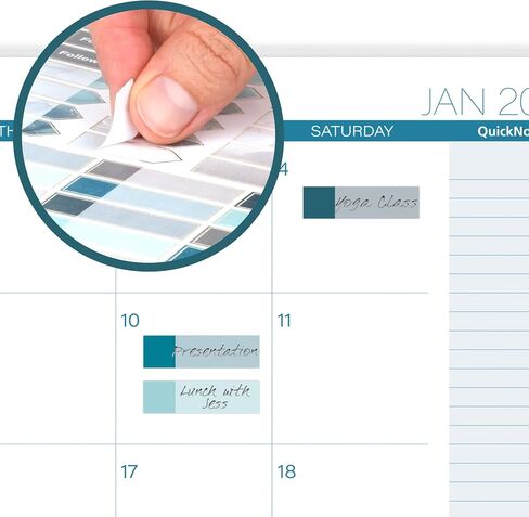 Cambridge 2025 Planner, Weekly & Monthly, 8-1/2" x 11", Large, Glacier (1727-905-25) in Saudi Arabia