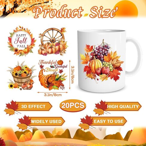 UV DTF Cup Wrap - 20 Sheets Butterfly UV DTF Cup Wraps for 16 OZ Flower Inspirational UVDTF Cup Wraps Waterproof UV DTF Wraps Personalized UV DTF Decals for Glass Cups Mug Tumbler DIY Crafts in Kuwait