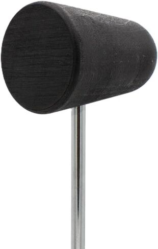 Wood Bass Drum Beater - Natural with Black Stripes in Saudi Arabia