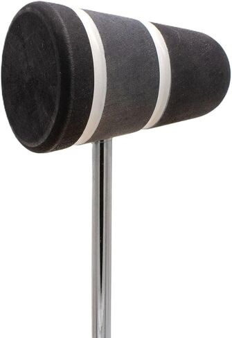 Wood Bass Drum Beater - Natural with Black Stripes in Saudi Arabia