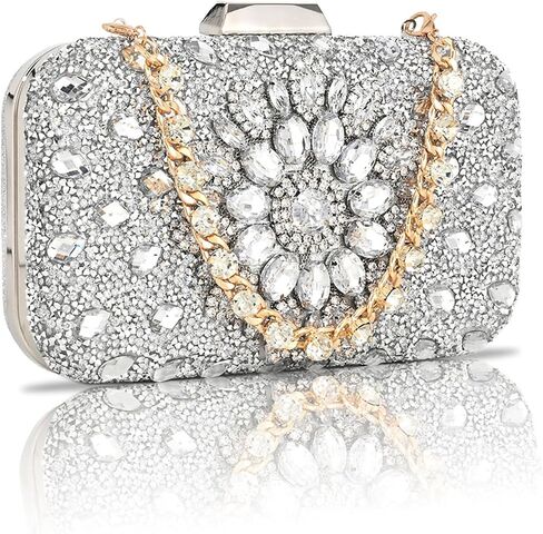 Rhinestone Purses for Women Rhinestone Wedding Evening Bag Luxury Handbags Crossbody Bag for Party Prom in Saudi Arabia