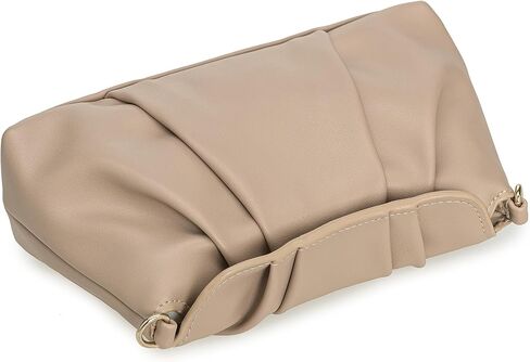PU Clutch Handbag for Women Evening Bag Formal Dressy Purse with Pearl Strap in Saudi Arabia