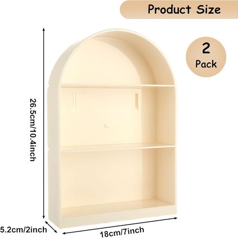علبة عرض CYEAH مكونة من قطعتين للأشكال، صندوق تخزين الدمى المثبت على الحائط مع ملصق على الوجهين، عرض شخصيات من 3 طبقات لمقتنيات ليغو شخصيات الأكشن بوب مارت in Kuwait