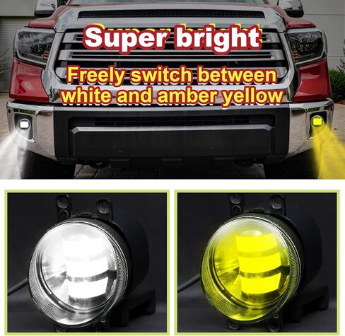 مصابيح الضباب Led Drl مناسبة لـ 2014-2021 تويوتا تندرا أضواء النهار الجري مجموعة مصابيح الضباب إشارة الانعطاف in Kuwait