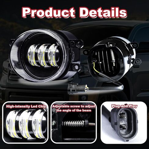 مصابيح الضباب Led Drl مناسبة لـ 2014-2021 تويوتا تندرا أضواء النهار الجري مجموعة مصابيح الضباب إشارة الانعطاف in Kuwait