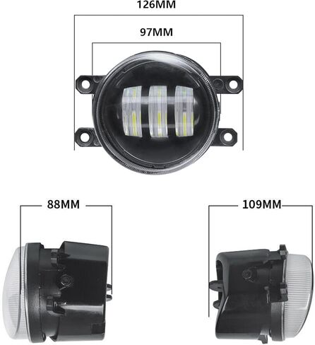 مصابيح الضباب Led Drl مناسبة لـ 2014-2021 تويوتا تندرا أضواء النهار الجري مجموعة مصابيح الضباب إشارة الانعطاف in Kuwait