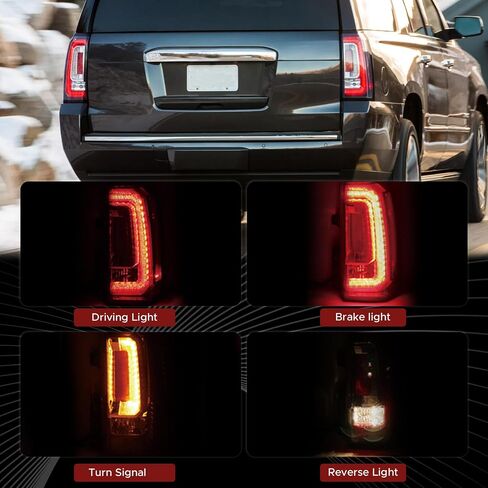 LED Tail Light Assembly Compatible with 2015-2020 GMC Yukon/Yukon XL Direct Replacement Rear Lamp GM2801268 84536243 (Right Passenger Side) in Saudi Arabia