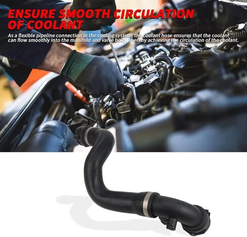 Upper Radiator Coolant Hose Pipes For BMW E53 X5 2001-2006 3.0i Replacement Number: 11537500733 (Water Tank Upper Hose) in Saudi Arabia