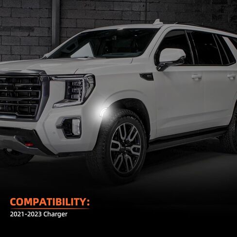 مصابيح علامة جانبية متوافقة مع Yukon/Yukon Denali/Yukon XL/Tahoe/Escalade/Suburban/Escalade ESV 2021 2022 2023 2024 عدسة بيضاء مدخنة in Kuwait