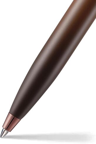 هدية شيفر 100 9374 قلم حبر | إصدار القهوة بني مطفي مع زخرفة PVD باللون البني الملكي | بنك الاستثمار القومي غرامة | قلم بني قهوة فاخر | قلم حبر فاخر in Kuwait