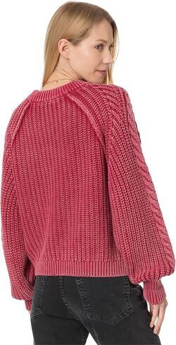Free People Women's Frankie Cable Sweater in Saudi Arabia
