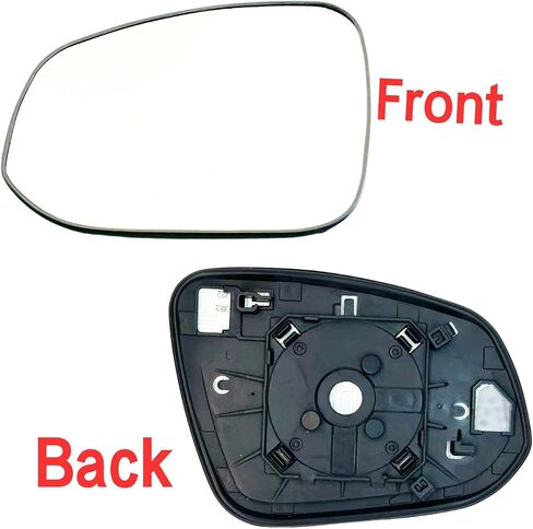 Left Driver Side Mirror Glass Heated Without Auto Dimming Compatible with for Toyota Rav4 2019-2024 Left Side View Mirror Replacement Glass With Backing (Left Driver Side Mirror Glass Heated) in Saudi Arabia