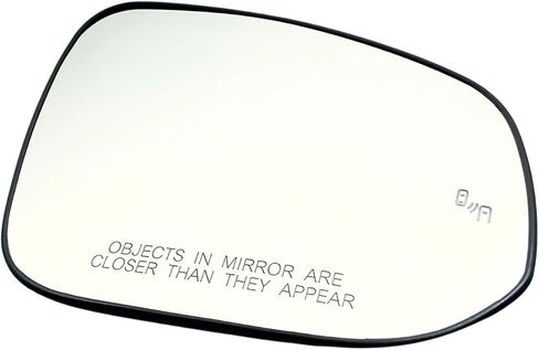 Left Driver Side Mirror Glass Heated Without Auto Dimming Compatible with for Toyota Rav4 2019-2024 Left Side View Mirror Replacement Glass With Backing (Left Driver Side Mirror Glass Heated) in Saudi Arabia