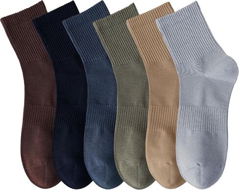 MAGIARTE Mens Athletic Cotton Quarter Crew Socks Moisture Wicking Odor Control Light Weight Sports Socks for men in Kuwait