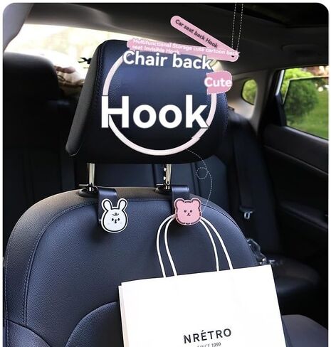 Wenray ديكورات السيارات اللطيفة، ملحقات السيارة اللطيفة، مسند رأس مقعد السيارة، منظم تخزين عالمي لحقيبة اليد، معطف (بحار القمر * 1 نجمة * 1) in Kuwait