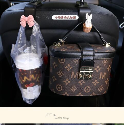 Wenray ديكورات السيارات اللطيفة، ملحقات السيارة اللطيفة، مسند رأس مقعد السيارة، منظم تخزين عالمي لحقيبة اليد، معطف (بحار القمر * 1 نجمة * 1) in Kuwait