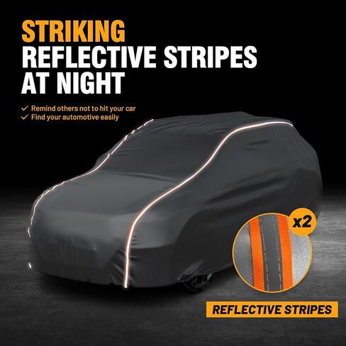 Favoto Waterproof SUV Car Cover - Custom Fit for Subaru Outback (1999-2024) Outdoor Oxford Cloth All Weather for Automobiles Rain Sun Dust Protection Windproof Vehicle Covers in Saudi Arabia