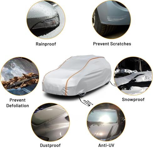 Favoto Waterproof SUV Car Cover - Custom Fit for Subaru Outback (1999-2024) Outdoor Oxford Cloth All Weather for Automobiles Rain Sun Dust Protection Windproof Vehicle Covers in Saudi Arabia