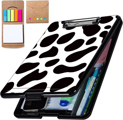 Clipboard with Storage Featuring Christian Flowers Top-Bottom Flip Open Design Comprehensive Storage Solution for Office Essentials – Ideal for Nursing and Professional Use, 9.5x14.2 in in Saudi Arabia