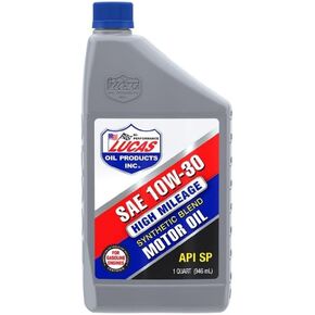 Lucas Oil Synthetic Blend High Mileage SAE 10w-30 Motor Oil_ API SP 1 Quart (Pack of 1) in Kuwait