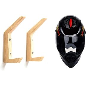 Helmet Accessories, Helmet Holder, Rack Wall Mounted Hook, Helmet Hooks & Jacket Hanger, Helmet Hanger, Motorcycle Helmet Hooks, Helmet Display & Storage Hanger - No Helmet, Style B, 2-Pcs
