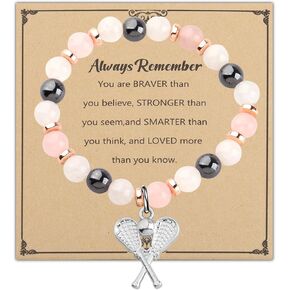 WSNANG Lacrosse Gift Lacrosse Charm Bracelet Lacrosse Bracelet Lacrosse Jewelry Gift for Lacrosse Players Lacrosse Coach Appreciation Gift in Kuwait