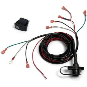 WARN 99897 Lighted Dash Rocker Switch Kit , Black