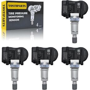Tire Pressure Monitoring System Sensor (TPMS) Compatible with GT Genesis Coupe Sonata Cadenza Forte Optima Sorento Soul i-MiEV Lancer Mirage Outlander 529332M000 529331M000 529332L500 529332L700 4-pc