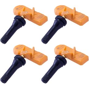 IM4219 TPMS Sensor 315 MHz – Black Stem Tire Pressure Sensors - Pre-Programmed Tire Pressure Sensors for Cars - Ready to Install Tpms Sensors - Compatible for Chevrolet - Tire Sensors Pack of 4
