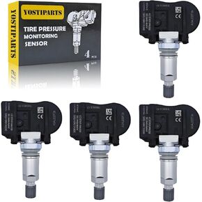 Tire Pressure Monitoring System Sensor (TPMS) 433 Mhz Compatible with JX35 Sport Utility Q60 Coupe QX60 Sport Utility Altima Coupe Altima Sedan Maxima Sedan 407003JA0A 407003JA0B 4-pc