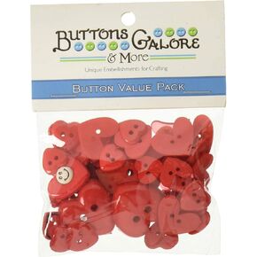 Buttons Galore and More Collection Round Novelty Buttons & Embellishments Based on Variety of Themes, Holidays and Seasons for DIY Crafts, Scrapbooking, Sewing, Cardmaking and other Projects – 50 Pcs