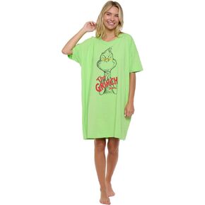 The Grinch Dr. Seuss Womens Sleepshirt One Size and Plus Size