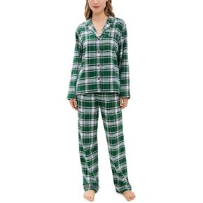 Eberjey Women's Flannel Long Pj Set