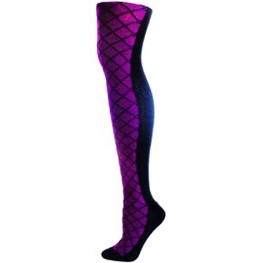 MeMoi Princess Diamond Cotton Blend Sweater Tights