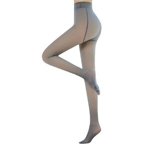 Echpzed Women Fleece Lined Tights Winter Pantyhose for Women, Cozy and Stylish Winter Legwear, Solid Sheer Thick Women Tigths