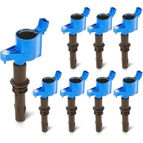 Set of 8 Ignition Coil Pack 4.6L 5.4L Compatible with 2008-2010 Ford Explorer Mustang F-150 F-250 F-350 Super Duty, 2009-2014 Expedition Lincoln Navigator, 2008 Mark LT Replace DG521
