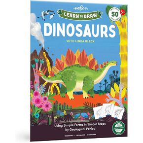 eeBoo: Learn to Draw - Magical Creatures - Drawing Guidebook, 50+ Stickers, Themed Step-by-Step Lessons, Simple Forms in Simple Steps, Kids Ages 5+