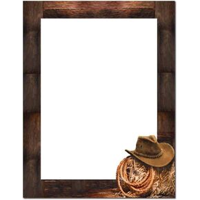 Cowboy Letterhead Letterhead Laser & Inkjet Printer Paper (25 Pack)
