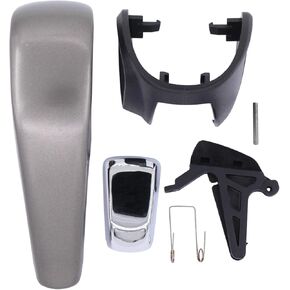 MOTOKU Silver Auto Shift Shifter knob Handle kit for Chevy Sonic Trax 2012-2016