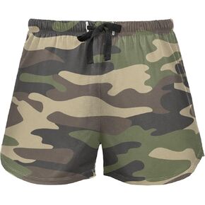 Women Pajama Shorts Lounge Bottom Leopard Print Cheetah Sleepwear Drawstring Pj Bottoms Jogging Yoga Sweat Shorts