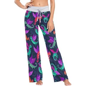 Women Pajama Pants Sleepwear Comfy Casual Palazzo Lounge Pants Wide Leg