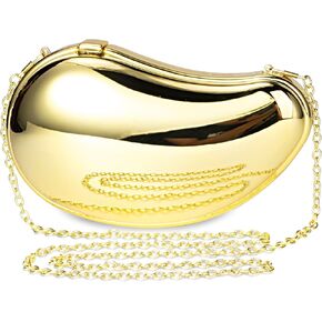 Tmore Acrylic Clutch Purse for Women Shell Shape Purse Acrylic Evening Bag Purse Chain Shoulder Bag