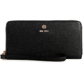 Nine West Lockup 9 Zip Around Wallet with Wristlet