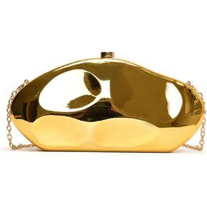 Acrylic Clutch for Women Evening HandBag Metallic Lipstick Bag for Wedding Party Prom Cocktail