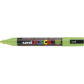 UNI-BALL POSCA MARKER PEN PC-5M - APPLE GREEN - Single Pen