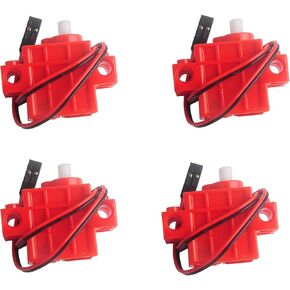 360 Degree Continuous Rotation Motor for Arduino Microbit Raspberry Pi Geekservo Support kittenblock makecode Compatible with Standard Building Blocks（Pack of 4）