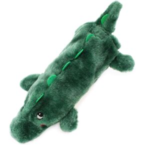 ZippyPaws Bottle Crusherz - Zippy Paws Summer Dog Toys for Large and Small Dogs, Wild Animal Toys with No Stuffing, Summer Dog Toys for Chewers, Dog Squeak Toys Pack of 1, Hippo