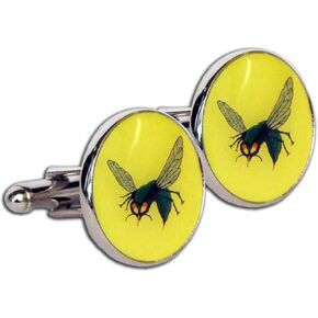 The Green Hornet TV Series Collector Dark Chrome Cufflink Set
