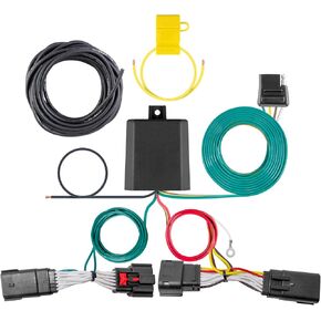 CURT 56446 Vehicle-Side Custom 4-Pin Trailer Wiring Harness, Fits Select Lincoln Nautilus, Black